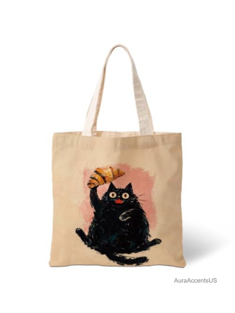 Canvas Tote Bag Reusable Artistic Shoulder Bag